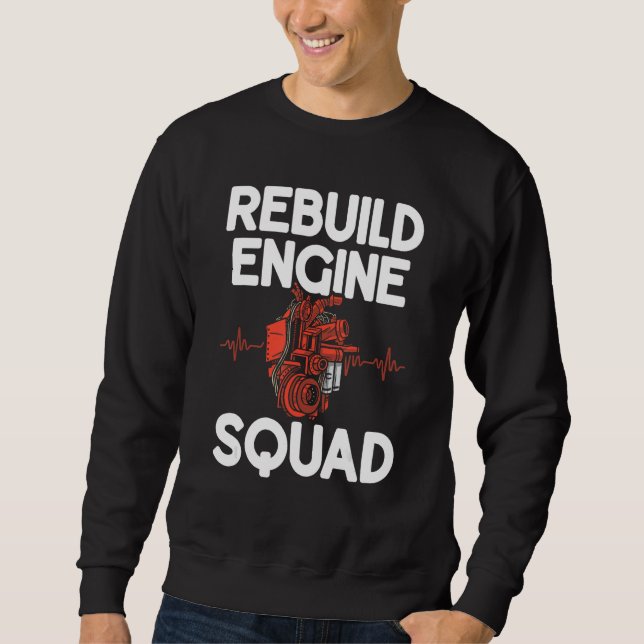 Sweatshirt Reconstruire le moteur Escouade Coeur Attaque Surv (Devant)