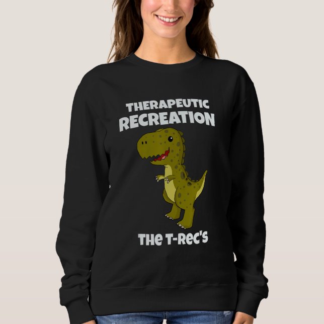 Sweatshirt Recréation thérapeutique Les T-rec's - Dino Dino P (Devant)