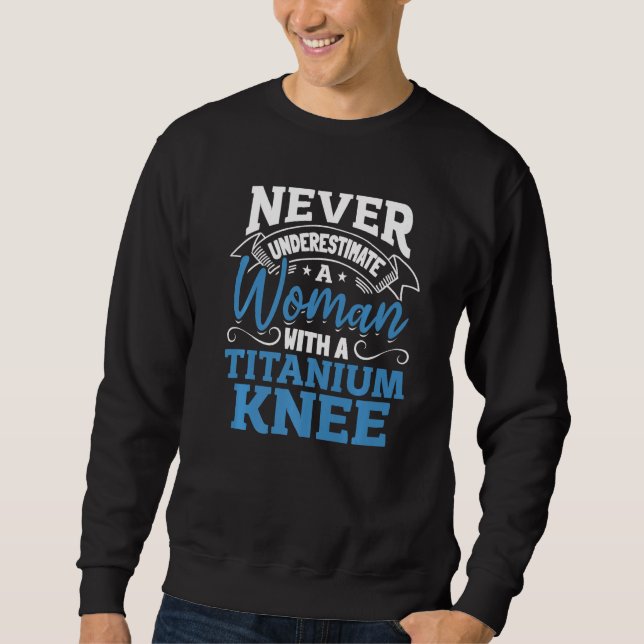 Sweatshirt Récupération après une nouvelle opération du genou (Devant)