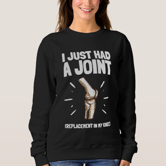 Sweatshirt Récupération de chirurgie de remplacement du genou (Devant)