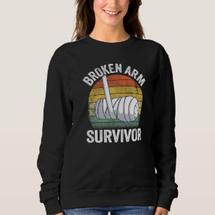 Sweatshirt Récupération d'un survivant au bras cassé, main ca