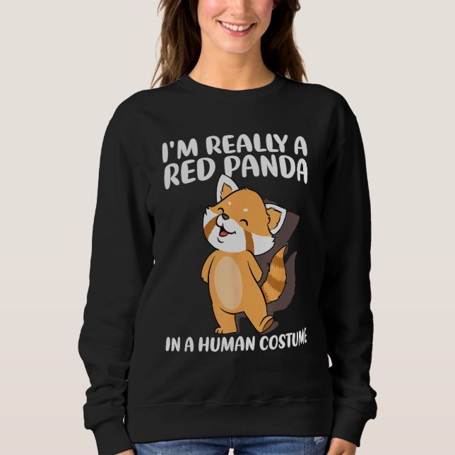 Sweatshirt Red Panda  Halloween Costume Red Pandas (Devant)