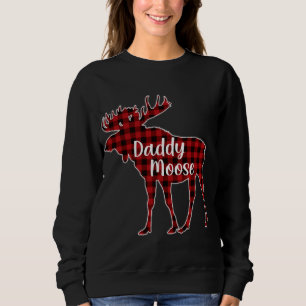 Sweatshirt Red Plaid Daddy Moose Buffalo Famille Paja