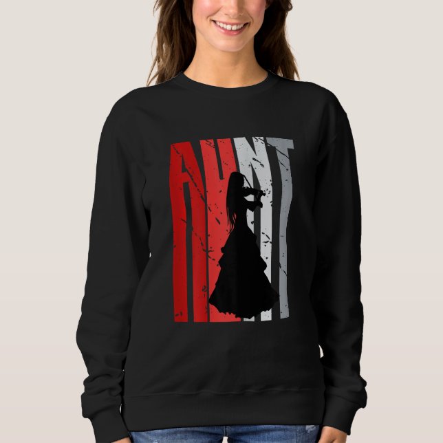 Sweatshirt Red Violin Aunt Violinist Girls Plays The Violin O (Devant)