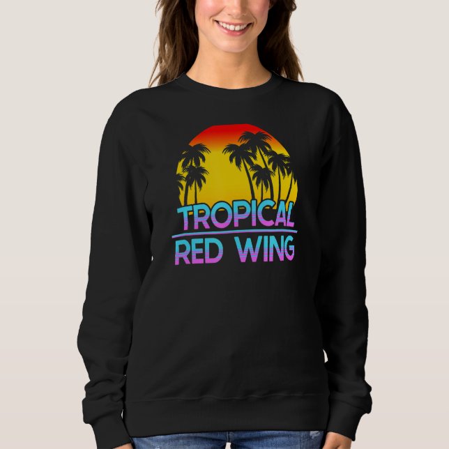 Sweatshirt Red Wing Minnesota drôle Météo ironique (Devant)
