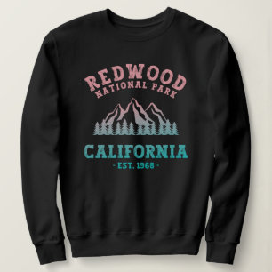 Sweatshirt Redwood National Park California Gradient