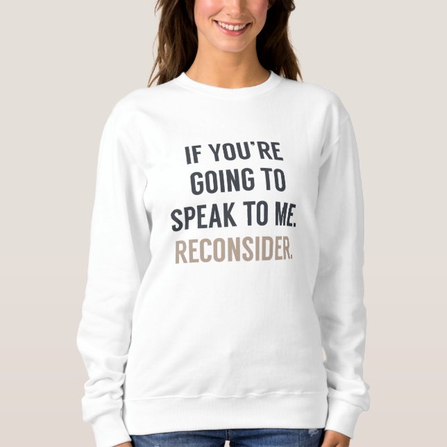 Sweatshirt Réexaminer (Devant)