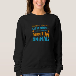 Sweatshirt Réfléchir à sauver les animaux Sauvetage des anima