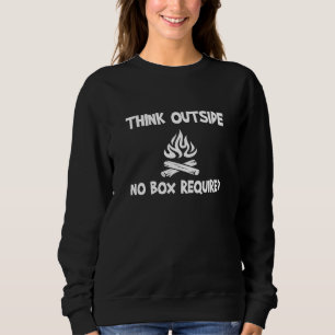 Sweatshirt Réfléchir hors de la boîte Aucune case requise