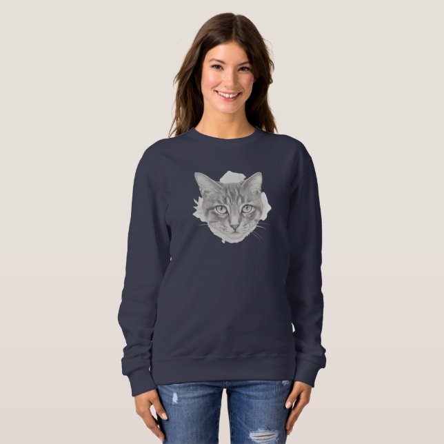 Sweatshirt Regardant dans votre âme (Devant entier)