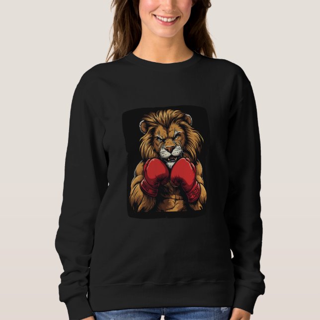 Sweatshirt Regarder sauvage et puissant avec ce graphique de  (Devant)