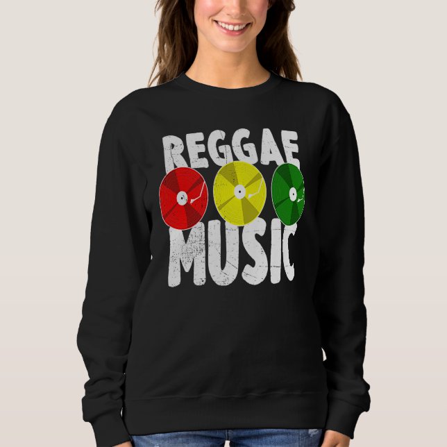 Sweatshirt Reggae Men Women One Love Red Green Yellow Jamaica (Devant)
