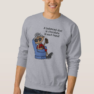 Sweatshirt Régime équilibré de chocolat