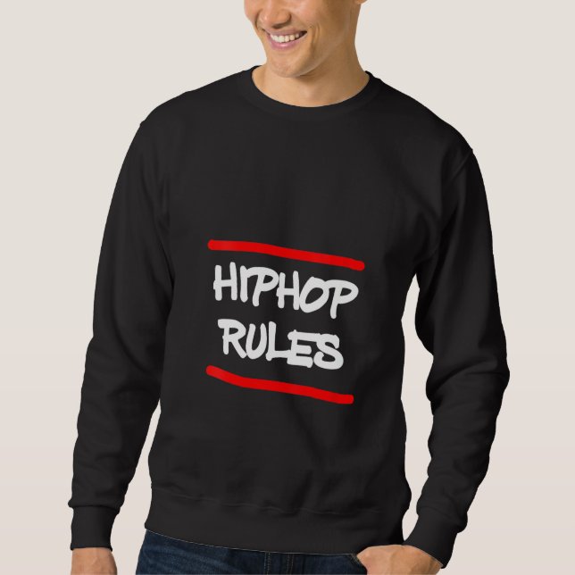 Sweatshirt Règles pour les Hip hop des femmes Break Dance Rap (Devant)