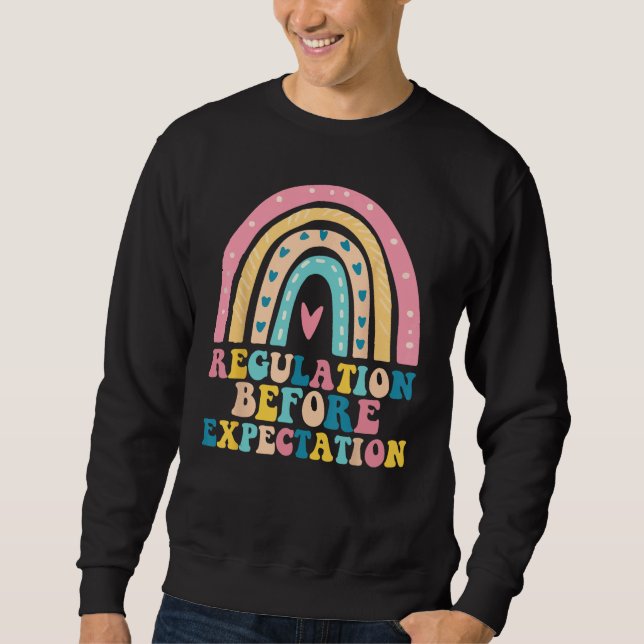 Sweatshirt Regulation Before Expectation Neurodiversity Socia (Devant)