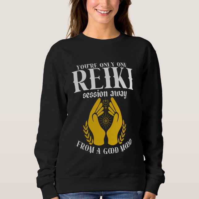 Sweatshirt Reiki Lightworker Reiki Praticien Heure holistique (Devant)