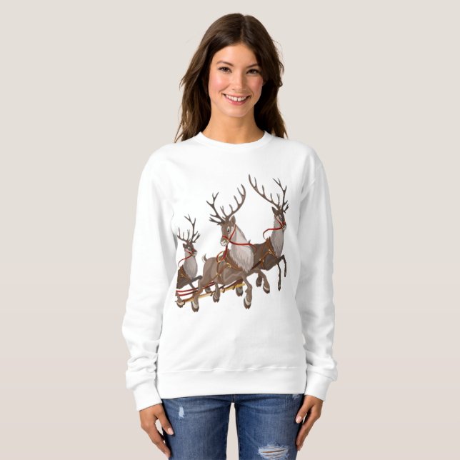 Sweatshirt Reindeer (Devant entier)