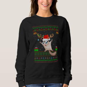 Sweatshirt Reindeer Chapeau de Père Noël Correspondant Plieur