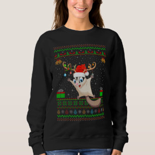 Sweatshirt Reindeer Chapeau de Père Noël Correspondant Plieur