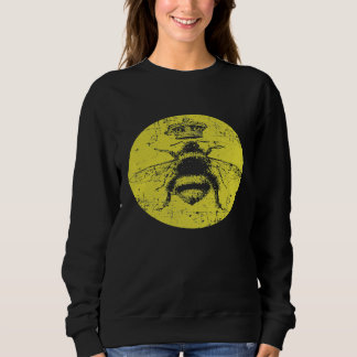 Sweatshirt Reine Abeille Mignonne Apicultrice Chic Vintage
