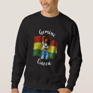 Sweatshirt Reine bolivienne Gémeaux Vibes Barbade Zodiaque Fe