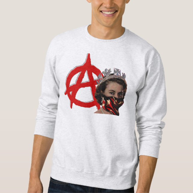 Sweatshirt Reine d'anarchiste (Devant)