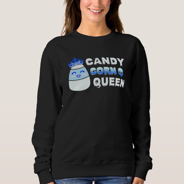 Sweatshirt Reine de bonbons de Halloween (Devant)