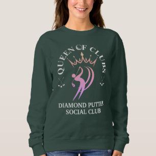 Sweatshirt REINE DE TRÈFLE Golf pour femmes Personnalisable