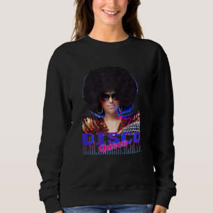 Sweatshirt Reine Disco Féminin Discoqueen Clubbing 90s 70s Pa