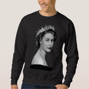 Sweatshirt Reine Elizabeth II Majesté de la Couronne britanni