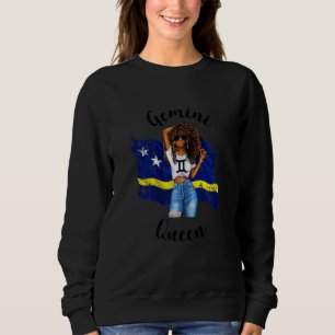 Sweatshirt Reine Gémeaux Afro Curacao Féminin Zodiaque Africa