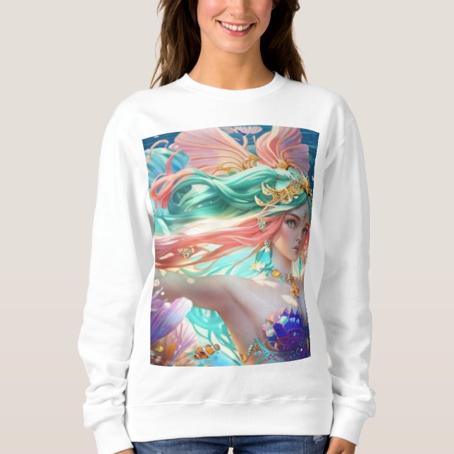 Sweatshirt Reine magnifique  (Devant)