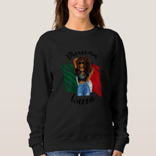 Sweatshirt Reine mexicaine cheveux afro féminins Mexique femm