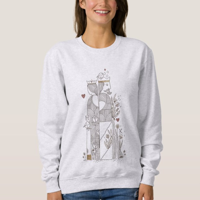 Sweatshirt Reine+Roi (Devant)
