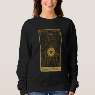 Sweatshirt Reine Tarot Du Pentacle Occulte Gothique