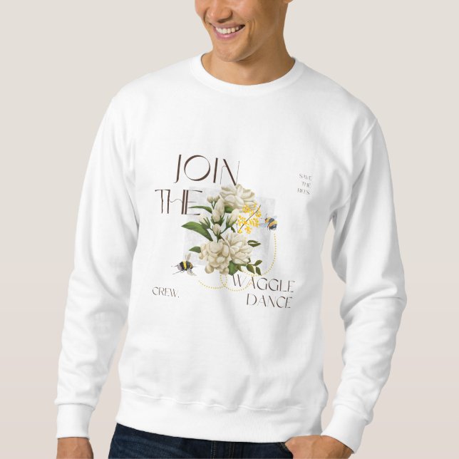 Sweatshirt rejoignez l'équipe de danse waggle. cadeau pour am (Devant)