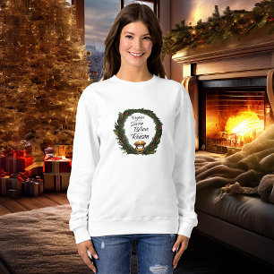 Sweatshirt Réjouissez-vous et croyez en la nativité