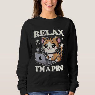 Sweatshirt Relax Je suis un geek de support technique Pro IT