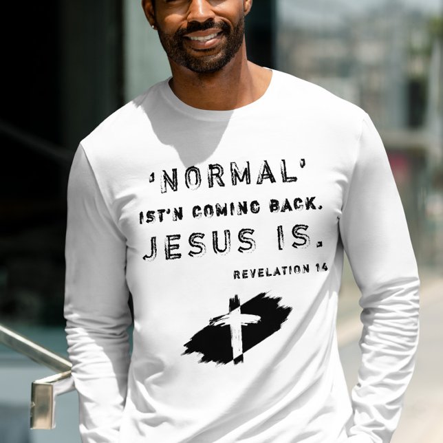 Sweatshirt Religion La normalité chrétienne ne revient pas Jé (Créateur téléchargé)