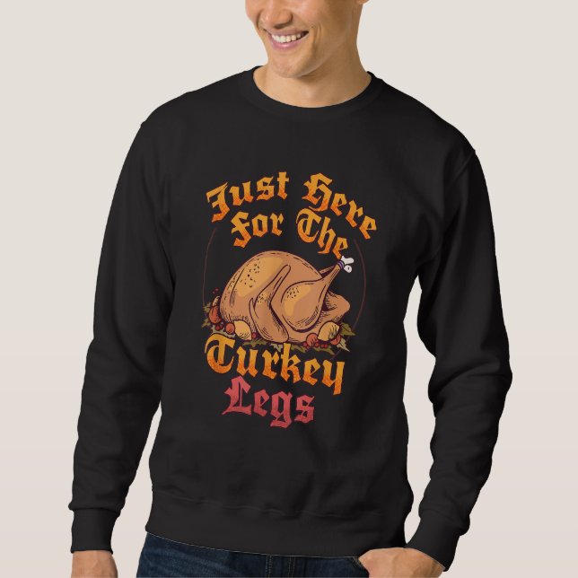 Sweatshirt Ren Fair Renaissance Knight Cosplay  Turkey Leg (Devant)