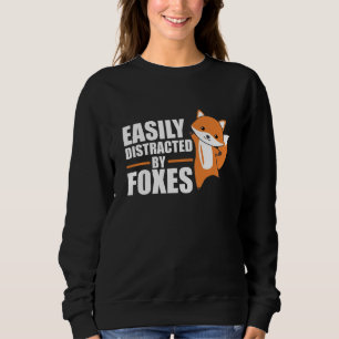 Sweatshirt Renard Forêt Animal Renards Renards Orange Kawaii 