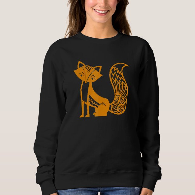 Sweatshirt Renard Mignon (Devant)