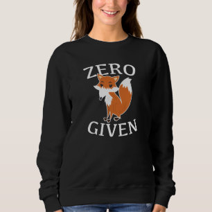 Sweatshirt Renard zéro donné