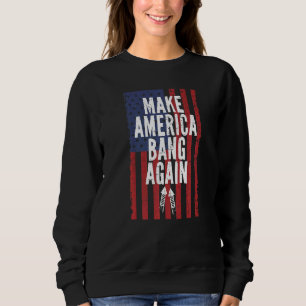 Sweatshirt Rendre à l'Amérique un nouveau bang de crackers 4