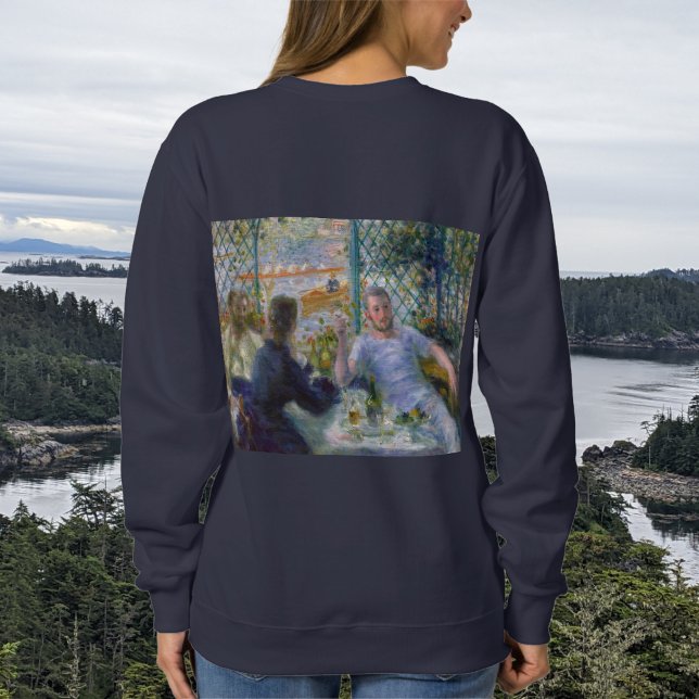 Sweatshirt Renoir Art Vintage - Déjeuner au Restaurant Fourna (Créateur téléchargé)