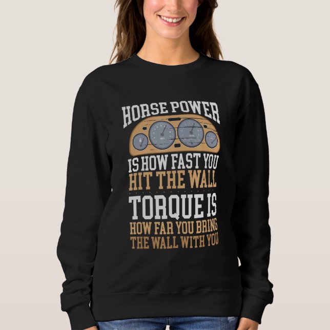 Sweatshirt Réparation automatique de l'alimentation du cheval (Devant)