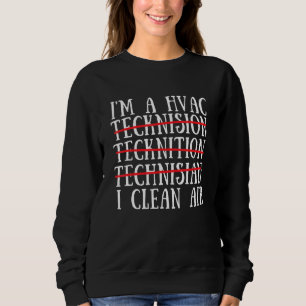 Sweatshirt Réparation d'un climatiseur technicien Hvac 1