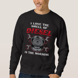 Sweatshirt Réparation Mécanique De Voiture J'Aime L'Odeur De