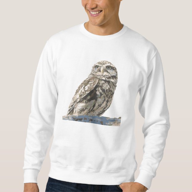 Sweatshirt repéré de hibou (Devant)