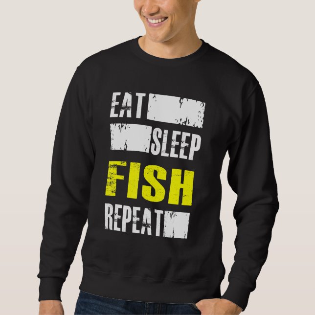 Sweatshirt Répéter le poisson du sommeil - Fisher (Devant)
